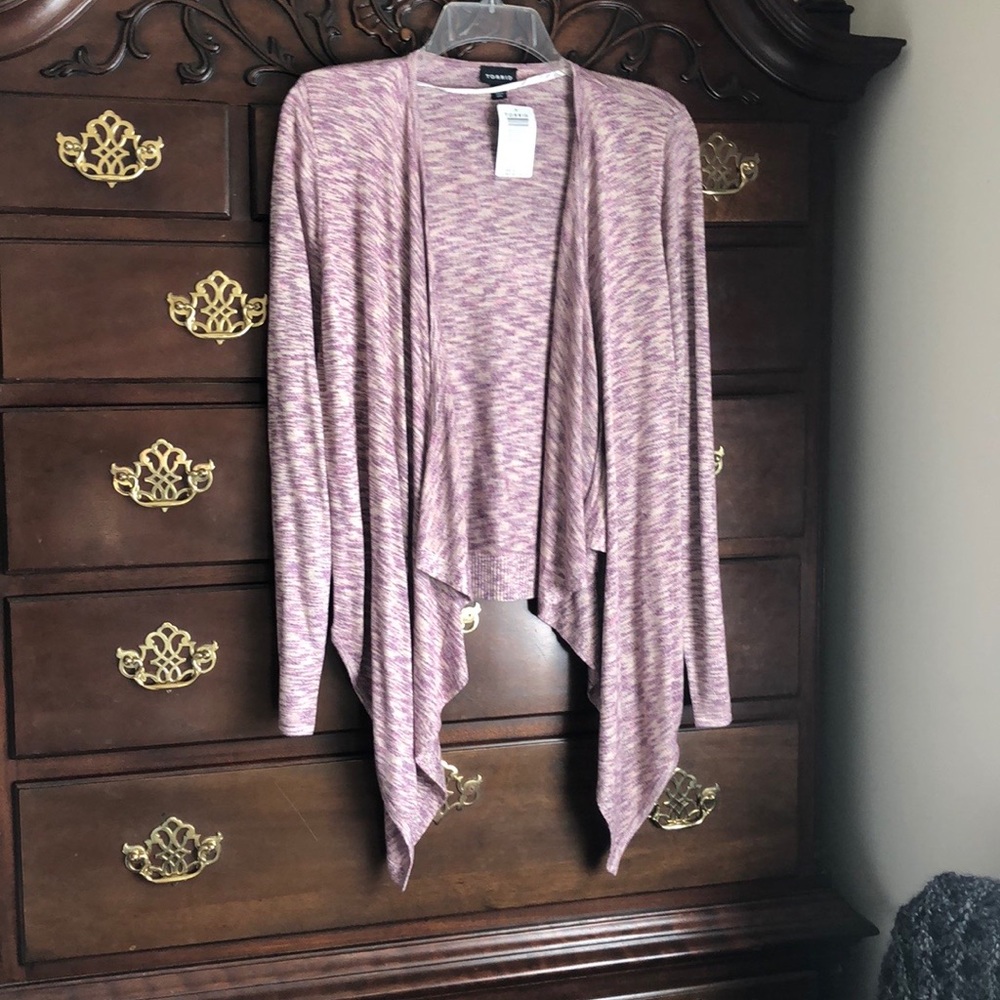 Torrid drape front cardigan purple. Size 12 Large.
